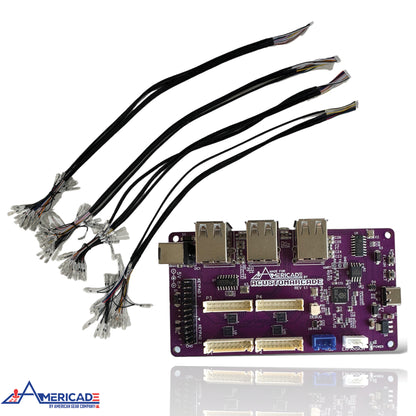 2-4 Player Controller Board W/Harness